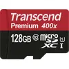 Image de Transcend Premium - Carte mémoire flash (adaptateur microSDXC vers SD inclus) - 128 Go - UHS Class 1 / Class10 - 300x - microSDXC