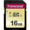 Image de Transcend SDHC 500S 16GB Classe 10 UHS-I U1 V30