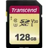 Image de Transcend 500S - Carte mémoire flash - 128 Go - Video Class V30 / UHS-I U3 / Class10 - SDXC UHS-I
