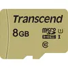 Image de Transcend 500S - Carte mémoire flash (adaptateur microSDHC/SD inclus) - 8 Go - classe vidéo V30 / UHS-I U3 / classe 10 - microSDHC