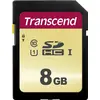 Image de Transcend 500S - Carte mémoire flash - 8 Go - UHS-I U1 / Class10 - SDHC UHS-I