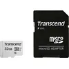 Image de Transcend 300S - Carte mémoire flash (adaptateur inclus) - 32 Go - UHS-I U1 / Class10 - microSDHC UHS-I