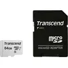 Image de Transcend 300S - Carte mémoire flash (adaptateur inclus) - 64 Go - UHS-I U1 / Class10 - microSDXC UHS-I