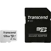 Image de Transcend 300S - Carte mémoire flash (adaptateur inclus) - 128 Go - A1 / Video Class V30 / UHS-I U3 - microSDXC
