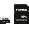 Image de Transcend 350V - Carte mémoire flash (adaptateur SD inclus) - 128 Go - UHS-I U1 / Class10 - microSDXC UHS-I