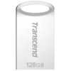 Image de Transcend JetFlash 710 lecteur USB flash 128 Go USB Type-A 3.2 Gen 1 (3.1 Gen 1) Argent - Neuf