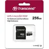 Image de SD microSD Card 256GB Transcend SDXC USD350V w/adapter