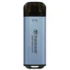 Image de Transcend SSD Portable 1TB USB-C Bleu 1050MB/s ESD300C Aluminium