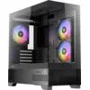 Image de Boitier Mini Tour Micro-ATX Antec CX500M aRGB avec panneaux vitrés (Noir) #2POURCENT