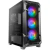 Image de Boitier Moyen Tour ATX Antec Dark Fleet DF600 Flux RGB avec panneau vitré (Noir) #2POURCENT