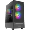 Image de Boitier Moyen Tour ATX Antec NX410 RGB avec panneau vitré (Noir) #2POURCENT
