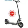 Image de Trottinette électrique pour adultes, moteur puissant de 500 W, autonomie de 40 km, jusqu'à 25 km/h, frein à disque avant et arrière et pneu pneumatique de 10 pouces - Neuf