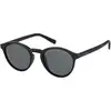 Image de Polaroid Homme Polaroid PLD 1013/S D28/Y2 Lunettes de soleil Plastique Noir Ronde Polarisé