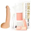 Image de Clone-A-Willy   Kit Godemichet Vibrant avec Testicules   Beige