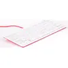 Image de clavier officiel Raspberry Pi, layout FR, y compris hub USB 3 ports, rouge/blanc