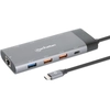 Image de Manhattan 130714 station d'accueil Avec fil USB 3.2 Gen 2 (3.1 Gen 2) Type-C Gris - Neuf