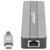 Image de Manhattan 153928 station d'accueil Avec fil USB 3.2 Gen 1 (3.1 Gen 1) Type-C Noir, Argent - Neuf