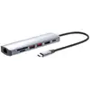 Image de Manhattan 153966 replicatore di porte e docking station per laptop Cablato USB 3.2 Gen 2 [3.1 Gen 2] Type-C Argento (USB-C DOCK/HUB/READER 5-PORT- - ENET/HDMI/USB-A[X2]/USB-C/PD100) - Neuf