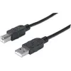 Image de MANHATTAN USB Kabel A -> B St/St 5.00m schwarz