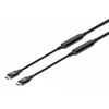 Image de Manhattan Câble USB-C vers USB-C actif, 5 m, mâle à mâle, 10 Gbit/s (USB 3.1), 3 A (charge rapide), noir, garantie à vie - Neuf