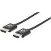 Image de Câble De Raccordement Manhattan Hdmi Fiche Mâle Hdmi-a, Fiche Mâle Hdmi-a 3.00 M Noir 394376 4k Uhd, Canal De Retour Au