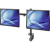 Image de Unbekannt - Manhattan 461528 X2 Support De Table Pour Écran 33,0 Cm (13') - 81,3 Cm (32') Noir Réglable En Hauteur, Inclinable, Mobile D621691