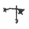 Image de Manhattan 461528 support d'écran plat pour bureau 81,3 cm (32) Pince Noir (DESK MOUNT 2 SCREENS TO 27IN- - CLAMP 100X100MM 3 PIVOT BLACK) - Neuf