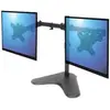 Image de Manhattan Support De Bureau Noir Pour Deux Moniteurs