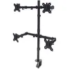 Image de Manhattan 461566 Support Bureau Noir Pour 4 Moniteurs