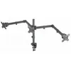 Image de Manhattan 461658 27 Pince Noir support d'écran plat pour bureau (DESK MOUNT 3 SCREENS TO 27IN- - CLAMP 100X100MM 3 PIVOT BLACK) - Neuf