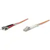 Image de Intellinet 2m LC/ST câble InfiniBand et à fibres optiques Orange - Neuf