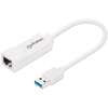 Image de Manhattan Adaptateur réseau Gigabit USB-A, 10/100/1000 Mbit/s, 5 Gbit/s (USB 3.2 Gen 1 / USB 3.0), RJ45, blanc, garantie 3 ans, équivalent à USB31000SW - Neuf