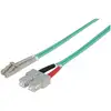 Image de Intellinet 750912 câble InfiniBand et à fibres optiques 1 m LC SC Couleur aqua - Neuf