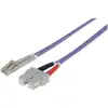 Image de Intellinet 751056 câble InfiniBand et à fibres optiques 5 m LC SC Violet - Neuf