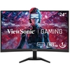 Image de ViewSonic VX2418C - LED monitor - curved - 24 (23.6 viewable) - 1920 x 1080 Full HD (1080p) @ 165 Hz - VA - 250 cd/m2 - Neuf