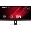 Image de Viewsonic VG3456C écran plat de PC 86,4 cm (34 ) 3440 x 1440 pixels UltraWide Quad HD LED Noir - Neuf