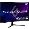 Image de ViewSonic VX3218C-2K Écran PC Gamer 32 Pouces Incurvé, Moniteur de Jeu 2K WQHD 1440p, 180 Hz, 1ms MPRT, 1500R, AMD FreeSync, HDR10, 103% sRGB, 2 x HDMI, DP en occasion ou reconditionné