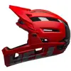 Image de Casque Bell Super Air R Spherical - intégral, rouge-gris mat - Taille M (55-59 cm)