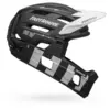 Image de Casque Bell Super Air R Spherical - intégral, noir mat et blanc Fasthouse - Taille L (58-62 cm)