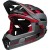 Image de BELL Casque fullface SUPER AIR R SPHERICAL gris mat/rouge : M Taille : M