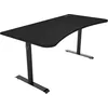 Image de Arozzi Arena Large Bureau Gaming - 160 x 82 x 71-81 cm - Noir Pur