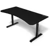 Image de Bureau Gamer Arozzi Arena Noir - Tapis de Souris Intégré - Gestion des Câbles - Hauteur Réglable - Neuf