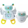 Image de Lampe de chevet + crapaud lumineux, Infantilio Owl - blanc/gris
