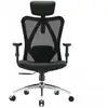 Image de Chaise de bureau ergonomique SIHOO M18 avec soutien 4 points et maille respirante - Noir - Neuf
