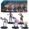 Image de League of Legends - COFFRET 5 FIGURINES 10 CM - Coffret des Deux Cités 5 Figurines Articulées 10 cm A Collectionner - Avec Détails Qualité Et Accessoires - 6062218 - Jouet Enfant 12 ans et + - Neuf