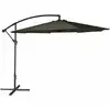 Image de Happy Garden - Parasol Déporté Oahu Rond 3m De Diamètre Gris