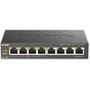 Image de D-Link DGS-1008P/E commutateur réseau Non-géré L2 Gigabit Ethernet (10/100/1000) Connexion Ethernet, supportant l'alimentation via ce port (PoE) Bureau Noir - Neuf