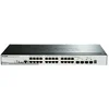 Image de D-Link DGS-1510-28P Géré L3 Gigabit Ethernet (10/100/1000) Connexion Ethernet, supportant l'alimentation via ce port (PoE) Noir - Neuf