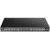 Image de D-Link DGS-1250-52XMP commutateur réseau Géré L3 Connexion Ethernet, supportant l'alimentation via ce port (PoE) Noir - Neuf
