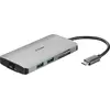 Image de D-Link DUB-M810 station d'accueil Avec fil USB 3.2 Gen 1 (3.1 Gen 1) Type-C Argent